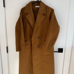 Korean Brown Wool Coat